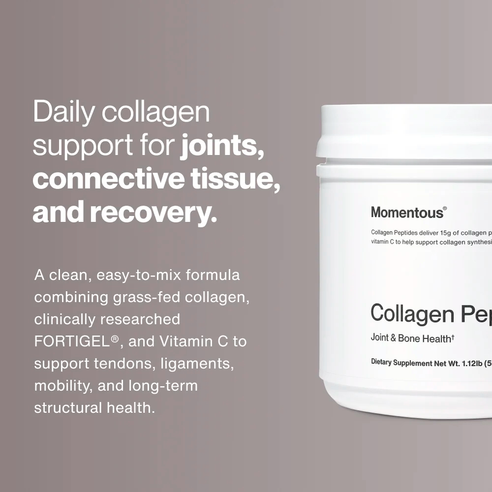 Momentous, Grass-Fed Collagen Peptides, Fortigel, 10 g, 5 g, 1.12 lb