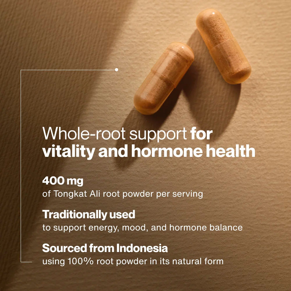Momentous, Tongkat Ali Root Hormone Support, 400 mg, 60 Vegicaps