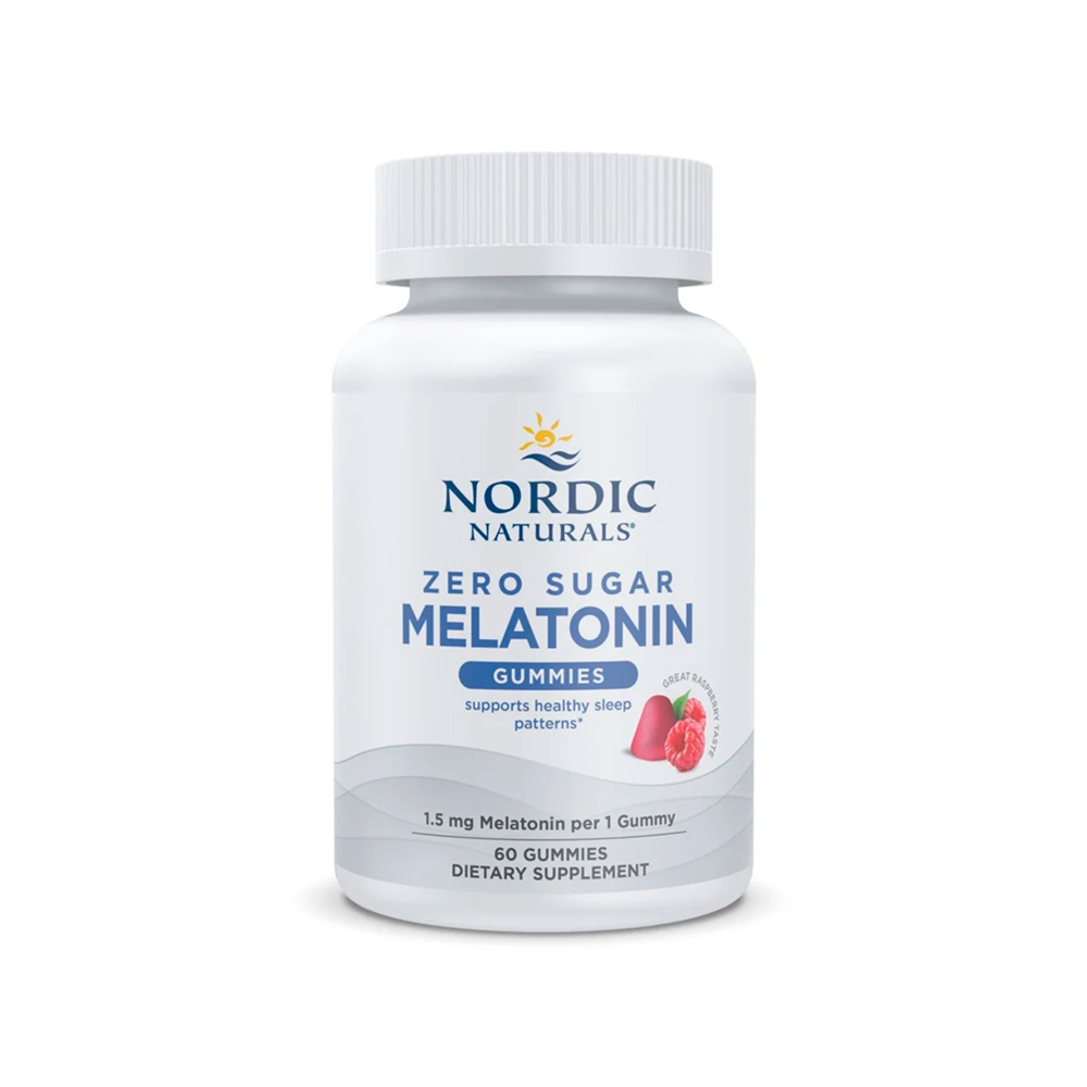 Nordic Naturals, Zero Sugar Melatonin Gummies, Raspberry, 1.5 mg, 60 ct Nordic Naturals, Zero Sugar Melatonin Gummies, Raspberry, 1.5 mg, 60 ct
