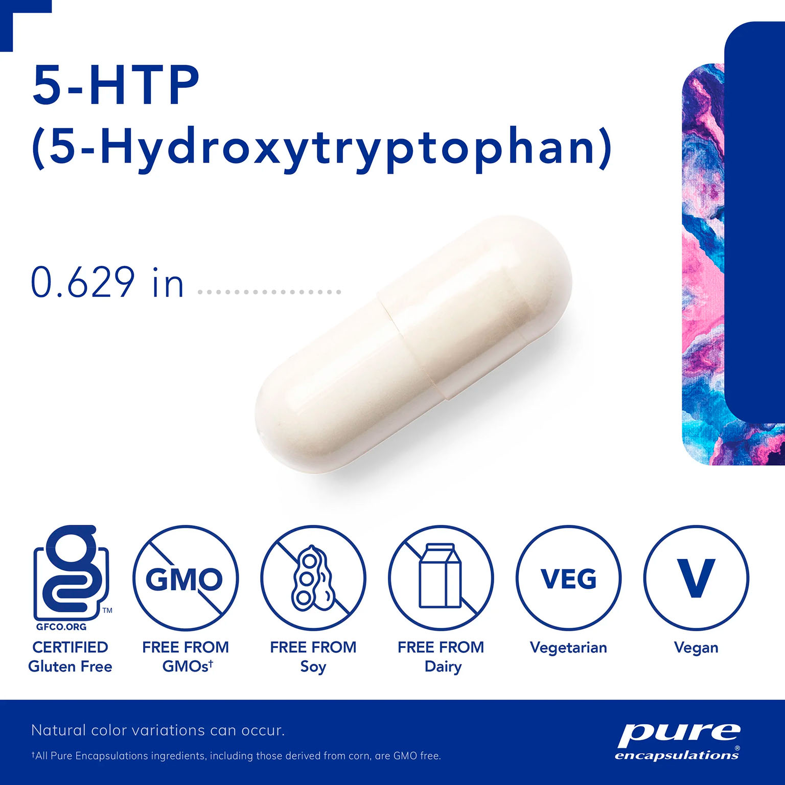 Pure Encapsulations, 5-HTP, 100 mg, 60 Caps