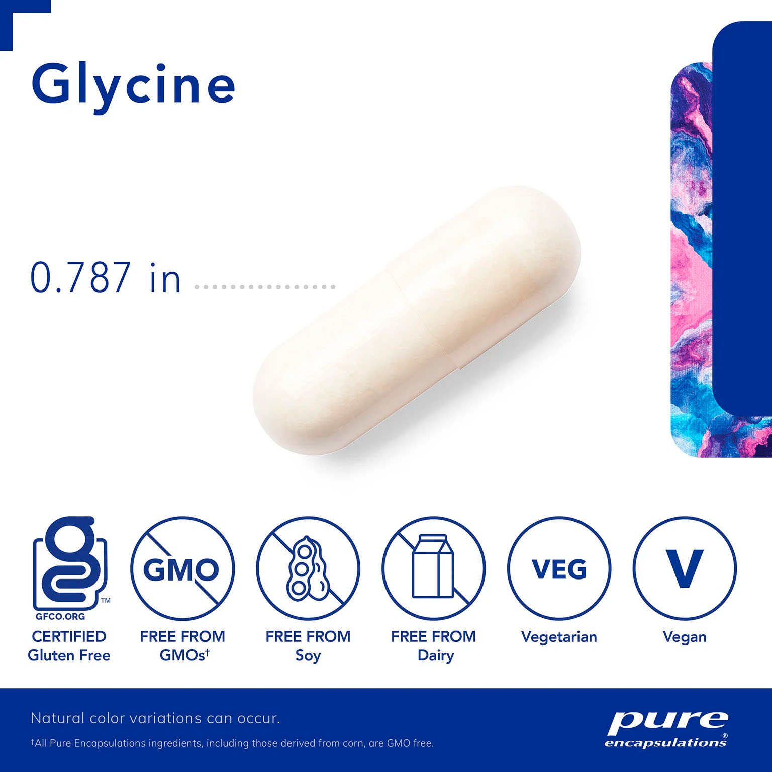 Pure Encapsulations, Glycine, 1500 mg, 180 Caps