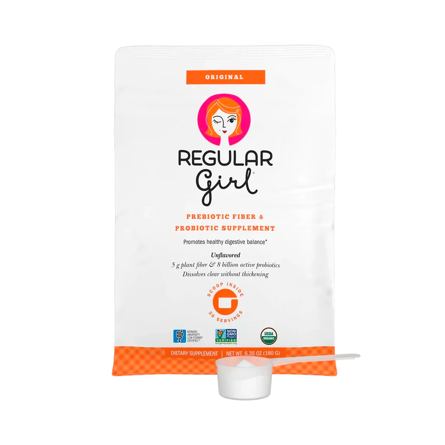 Regular Girl, Prebiotic Fiber & Probiotic Powder, 6 g, 6.35 oz