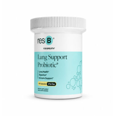 ResBiotic, resB Lung Support Probiotic, 30B CPU, 60 Vegicaps