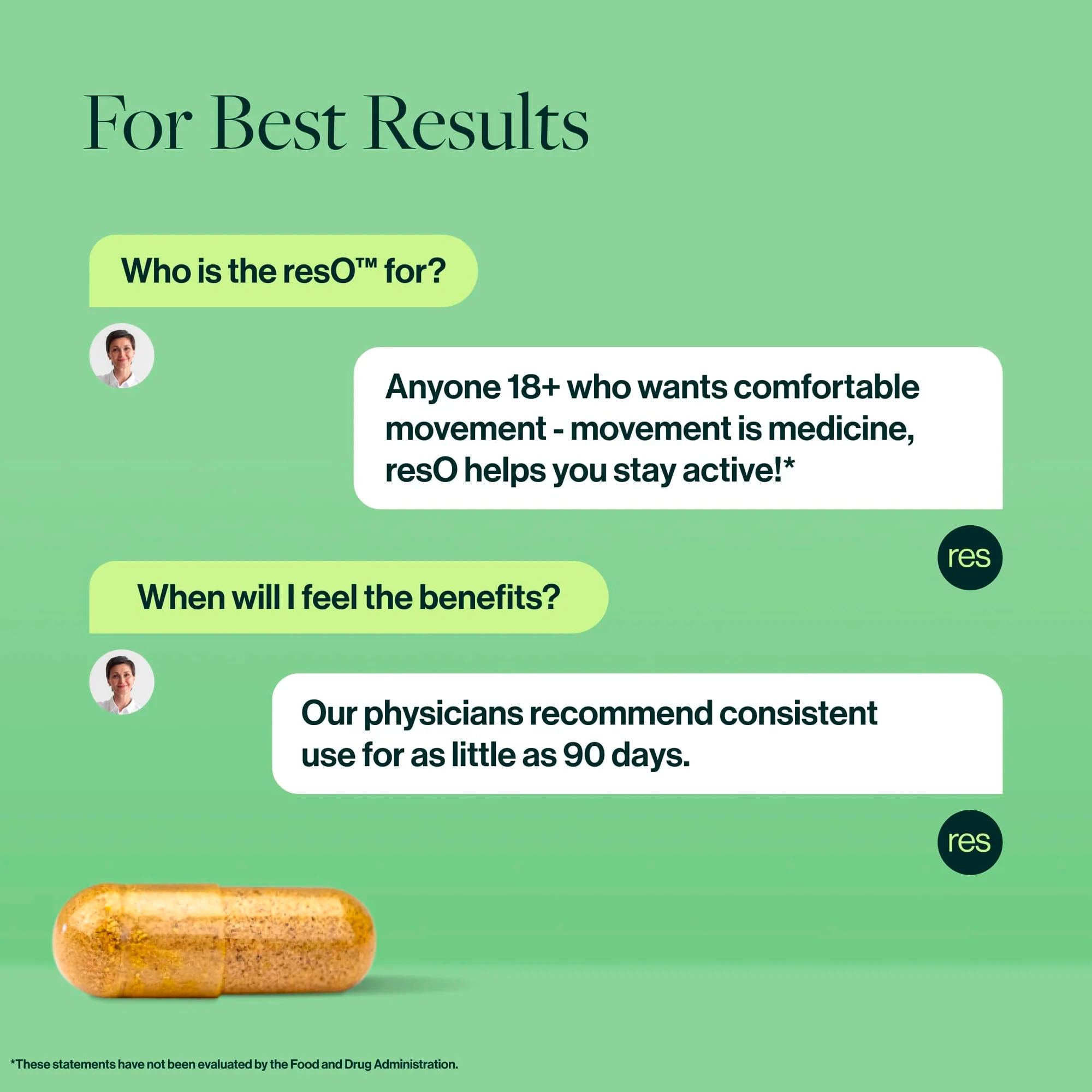ResBiotic, resO Bone & Joint Support, 16B CFU, 60 Vegicaps