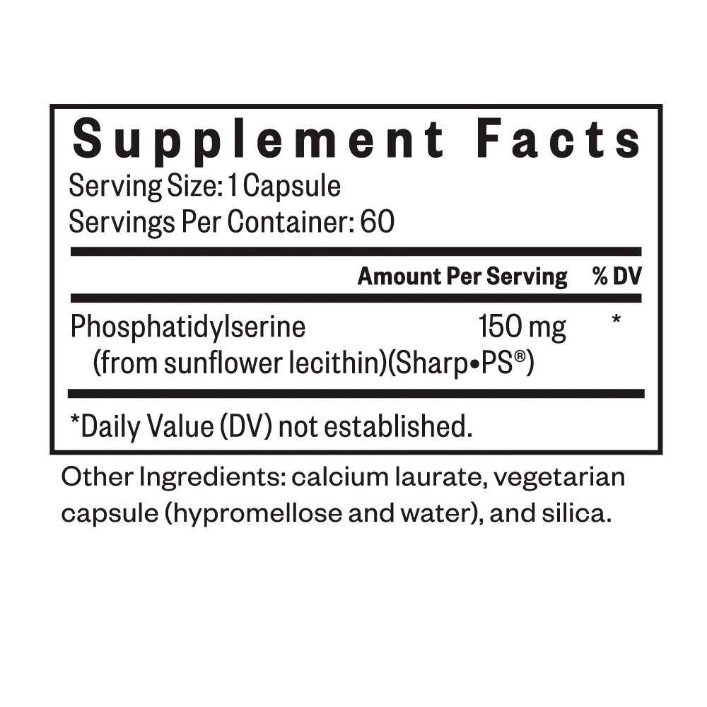 Seeking Health, Phosphatidyl Serine, 150 mg, 60 Caps