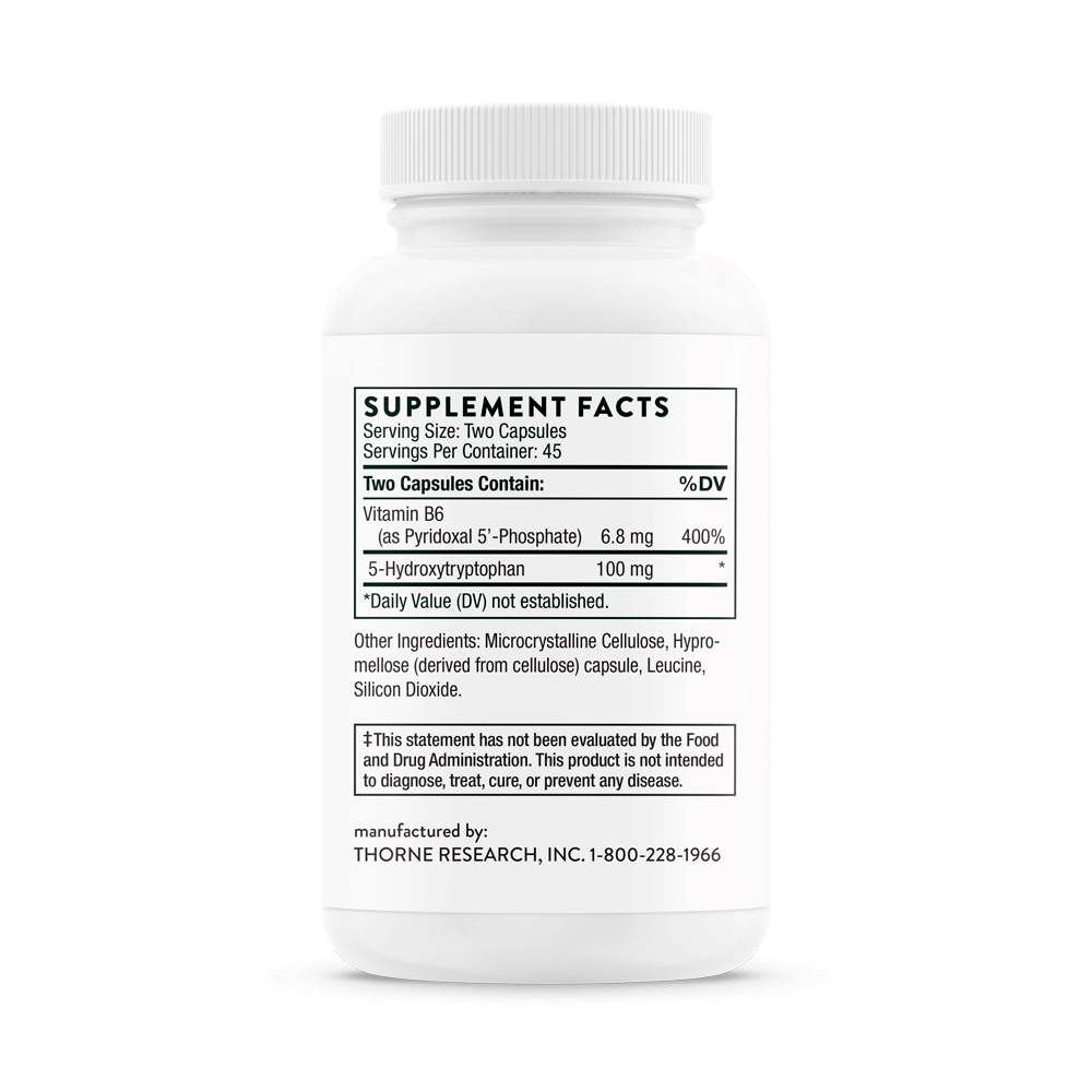 Thorne, 5-HTP, 100 mg, 90 Caps
