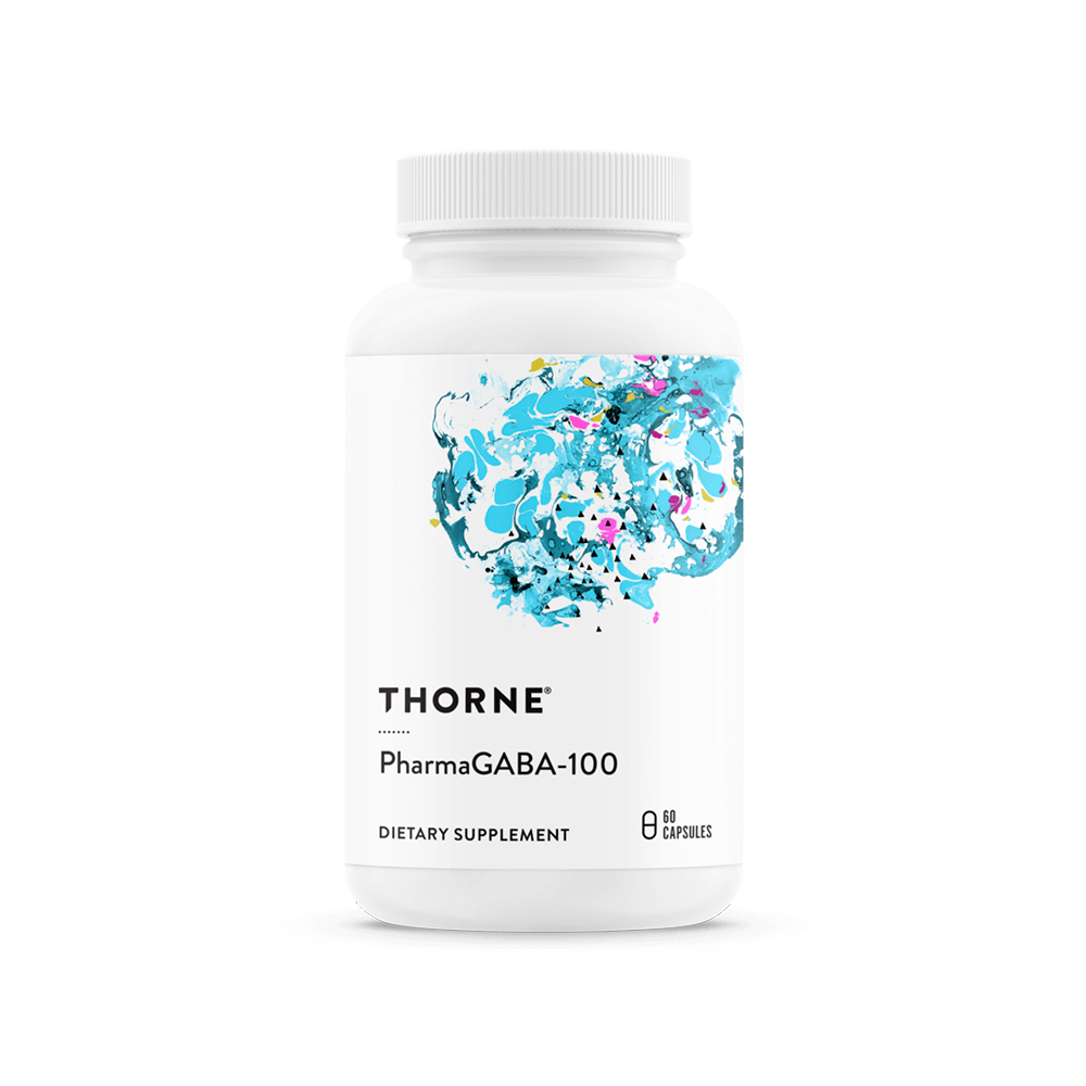 Thorne, PharmaGABA-100, 100 mg, 60 Caps Thorne, PharmaGABA-100, 100 mg, 60 Caps
