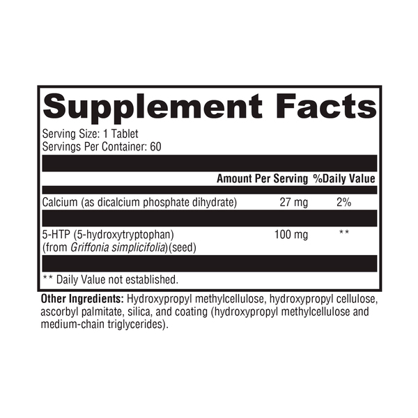 XYMOGEN, 5-HTP CR, 100 mg, 60 Tabs
