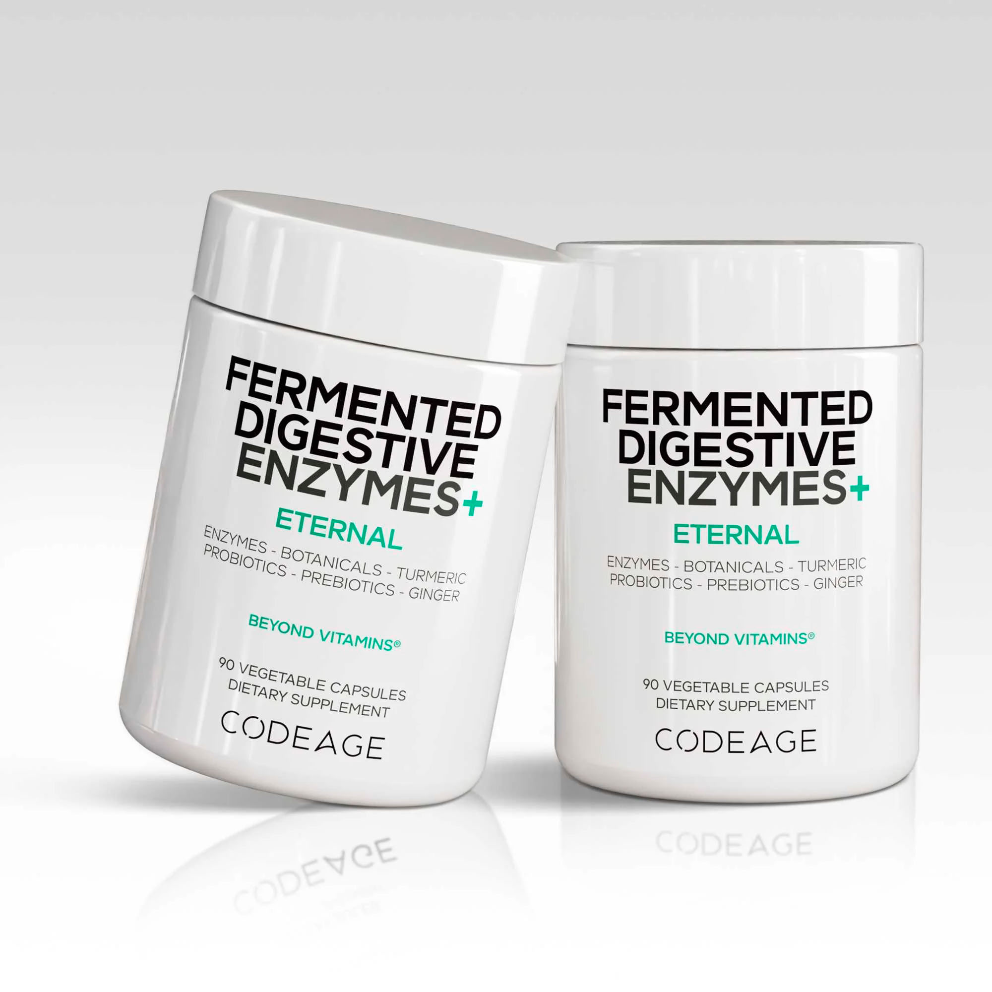 Codeage, Fermented Digestive Enzymes & Botanicals, 90 Vegicaps