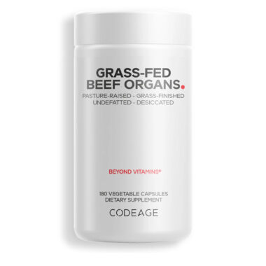 Codeage, Grass Fed Beef Organs, 180 Caps