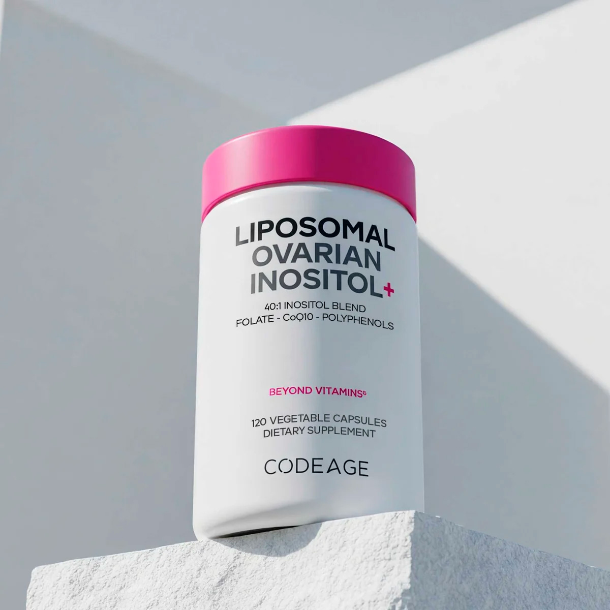 Codeage, Liposomal Ovarian Inositol with Folate, 120 Vegicaps
