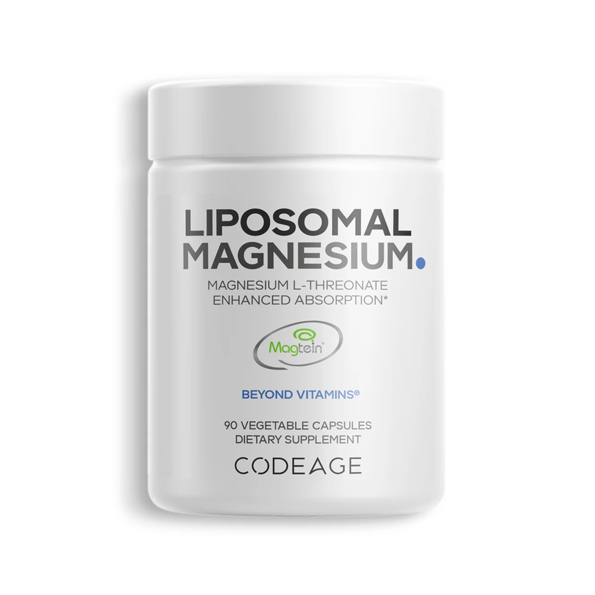 Codeage, Magtein Liposomal Magnesium L-Threonate, 144 mg, 90 Vegicaps