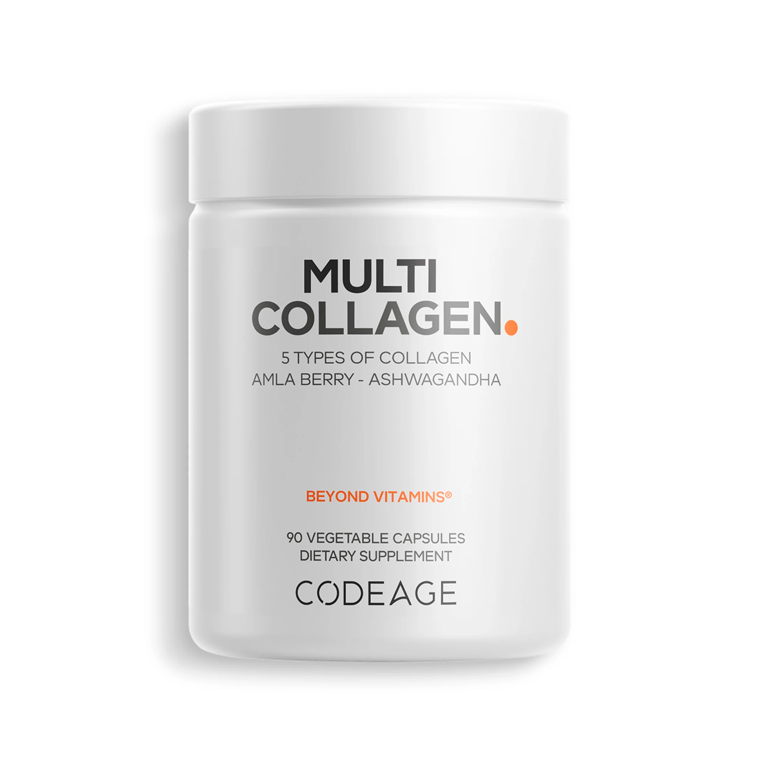 Codeage, Multi Collagen with Alma Berry & Ashwagandha, 90 Vegicaps Codeage, Multi Collagen with Alma Berry & Ashwagandha, 90 Vegicaps