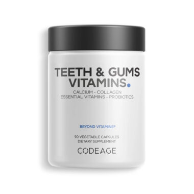 Codeage, Teeth & Gums Vitamins with Calcium & Collagen, 90 Vegicaps