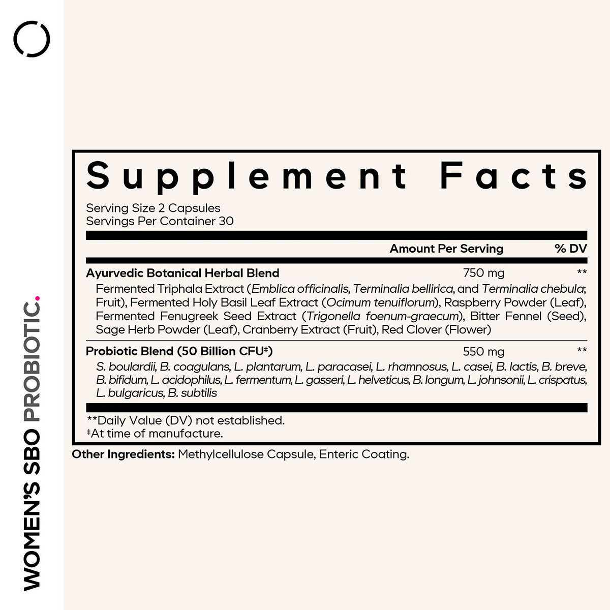 Codeage, Women’s SBO Probiotic, 50 Billion CFU, 60 Vegicaps