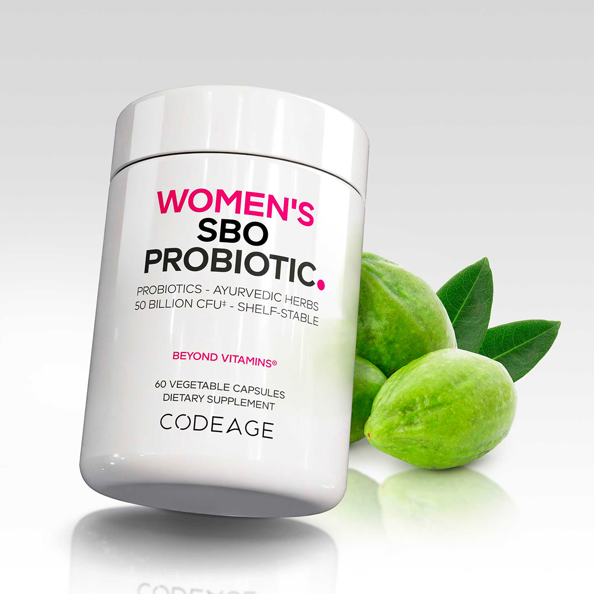 Codeage, Women’s SBO Probiotic, 50 Billion CFU, 60 Vegicaps