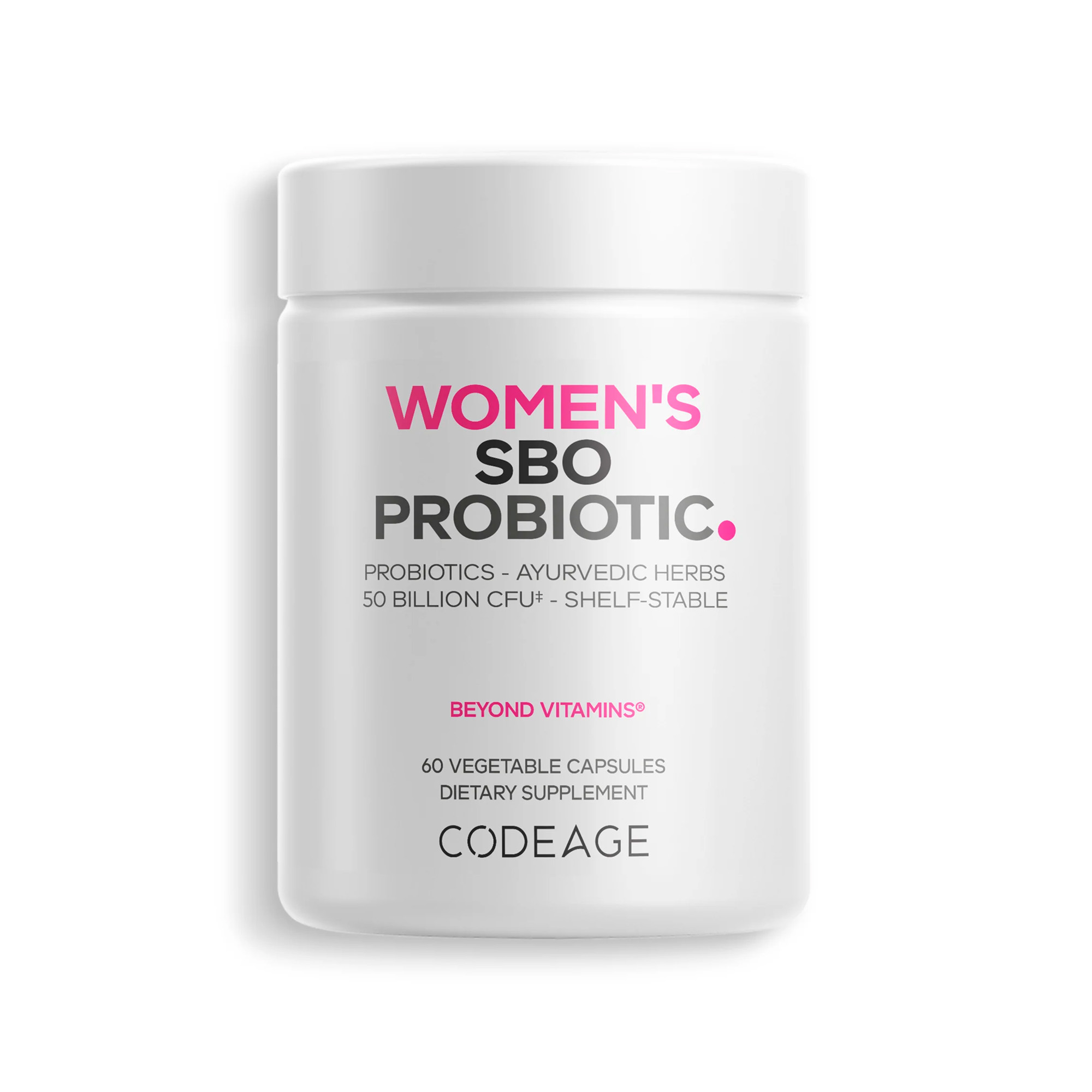Codeage, Women's SBO Probiotic, 50 Billion CFU, 60 Vegicaps